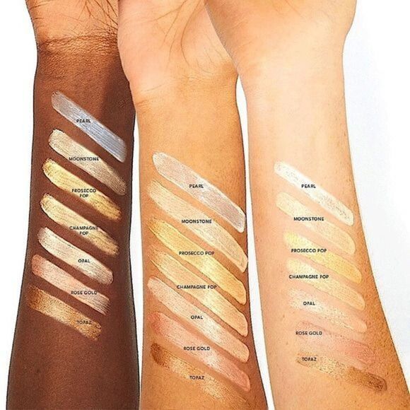 Becca Shimmering Skin Perfector Liquid Highlighter Illuminator Champagne 1.7 oz - Picture 2 of 6